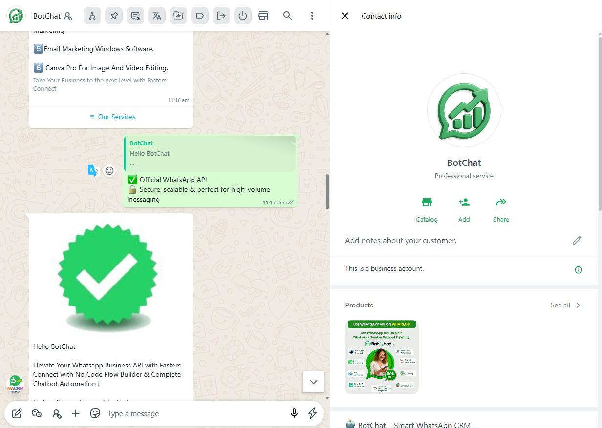 GreenTick Verification Screenshot